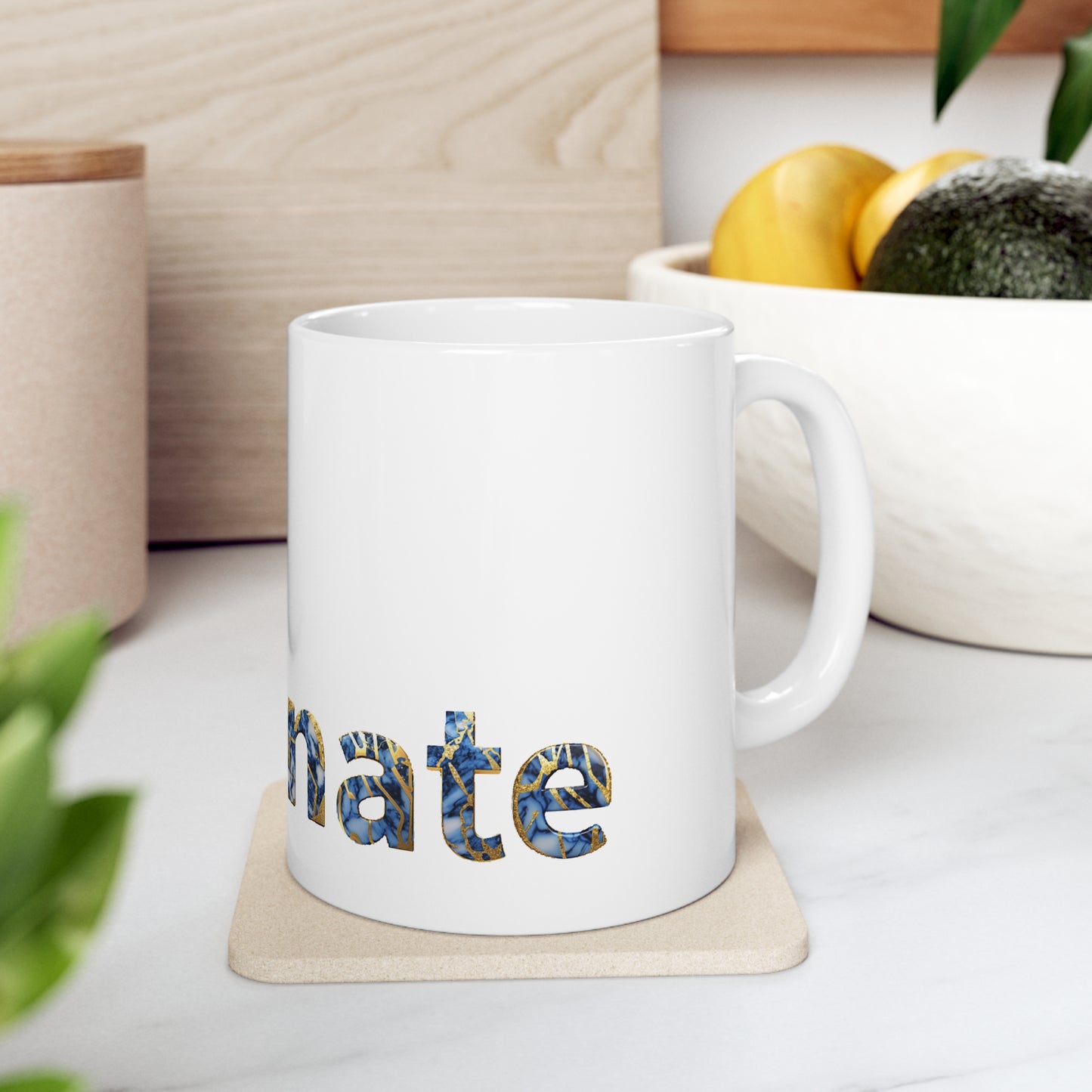 "Illuminate" - White Ceramic Mug 11oz